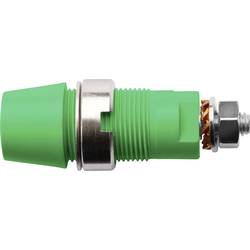 Schützinger bezpečnostní montážní zásuvka 4 mm zelená 1 ks