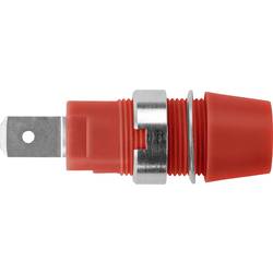 Schützinger bezpečnostní montážní zásuvka 4 mm červená 1 ks