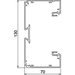 OBO Bettermann 6133261 Spodní díl (d x š) 2000 mm x 130 mm 1 ks