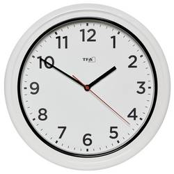 TFA Dostmann 60.3078.02 Quartz outdoorové hodinky 33 cm x 52 mm , bílá, odolné proti stříkající vodě