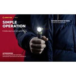 ArmyTek Elf C1 warmweiß LED kapesní svítilna, napájeno akumulátorem, 1023 lm, 65 g