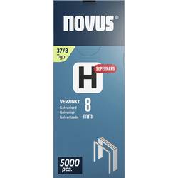 Novus Tools 042-0771 svorky z jemného drátu Typ 37 5000 ks Rozměry (d x š) 8 mm x 10.6 mm