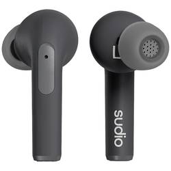Sudio N2 Pro Headset do uší (In Ear) Bluetooth® stereo černá Potlačení hluku headset, Nabíjecí pouzdro, dotykové ovládání