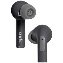 Sudio N2 Pro Headset do uší (In Ear) Bluetooth® stereo černá Potlačení hluku headset, Nabíjecí pouzdro, dotykové ovládání