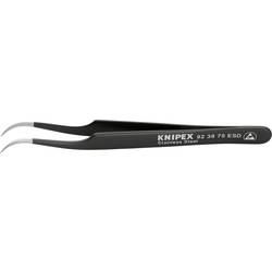 Knipex 92 38 75 ESD jemná pinzeta ve tvaru srpu, zahnutý 45° 120 mm