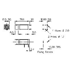 Bulgin FX0456, FX0456 držák pojistky, 250 V/AC, 10 A, 1 ks