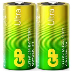 GP GP Ultra Primary Lithium Batterie CR123A 2 Stück fotobaterie CR-123A Li-MnO2 1500 mAh 3 V 2 ks