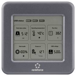 Renkforce RF-M2E-300 Pouzdro pro SSD M.2 USB-C® 10 GBit/s M.2 SATA, M.2 PCIe NVMe 2242 RF-6857526