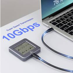 Renkforce RF-M2E-300 Pouzdro pro SSD M.2 USB-C® 10 GBit/s M.2 SATA, M.2 PCIe NVMe 2242 RF-6857526