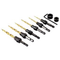 FRITZFURT 2800-6105 sada frézovacích vrtáků do dřeva 8dílná 4 mm, 6 mm, 8 mm, 10 mm, 12 mm, 14 mm Celková délka 190 mm šestihran 1 sada