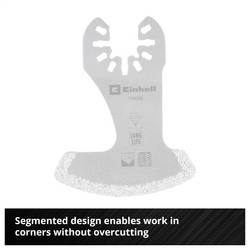 Einhell 708085 Segmentmesser DIA 57mm diamant #####Sägeblatt 57 mm 1 ks