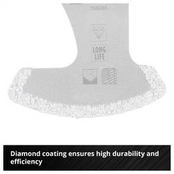 Einhell 708085 Segmentmesser DIA 57mm diamant #####Sägeblatt 57 mm 1 ks