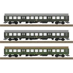 TRIX H0 23180 3dílná sada osobních vozů Halberměsteho DR