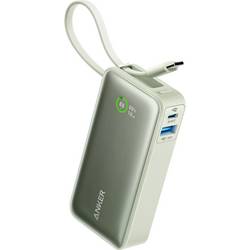 Anker A1259G61 powerbanka lithiová, 10000 mAh, Dodávka energie, USB-C®, USB-A, zelená
