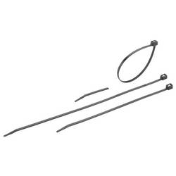 Cimco 181811, Kabelbinder Twist+Cut 4,2x200 schw., Stahovací pásky s ocelovým jazýčkem, 4.20 mm, 200 mm, černá, 100 ks