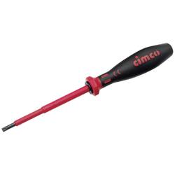 Cimco Cimco Werkzeuge VDE šroubovák Torx Velikost šroubováku T 9 Délka dříku: 60 mm DIN EN 60900
