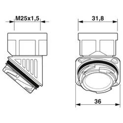 Adaptér HC-D-TA-M25-PLRBK Phoenix Contact Množství: 1 ks