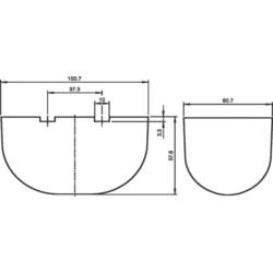 RaDec-M radarový detektor pohybu 1 ks 12, 12 - 36, 28 V/DC, V/AC (d x š x v) 57.6 x 100.7 x 60.7 mm