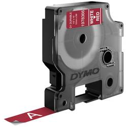 etikety DYMO D1 1978366 vinyl Barva pásky: červená Barva písma:bílá 12 mm 3 m