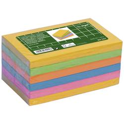 Sigel samolepící poznámka BA127 125 mm x 75 mm modrá, žlutá, zelená, oranžová, růžová 600 listů