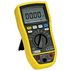 Chauvin Arnoux C.A 5233 digitální multimetr, CAT IV 600 V, CAT III 600 V, Displej (counts): 6000