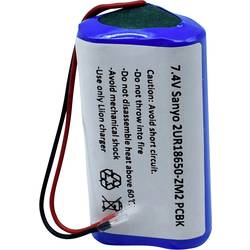 Sanyo 2/UR18650-ZM2 PCBK speciální akumulátor 18650 s kabelem Li-Ion 7.4 V 2420 mAh 1 ks