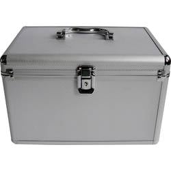 MediaRange kufřík na CD 200 CD/DVD/Blu-ray hliník stříbrná 1 ks (š x v x h) 30.1 x 18 x 19 cm BOX75