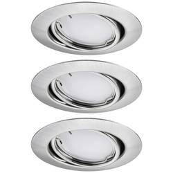 Paulmann 92467 LED vestavné svítidlo, LED, 14.7 W, železo (kartáčované), sada 3 ks