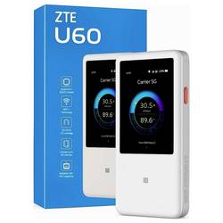 ZTE U60 5G / Wi-Fi-Hotspot Integrovaný modem: 5G, 2.4 GHz, 5 GHz, 3600 MBit/s