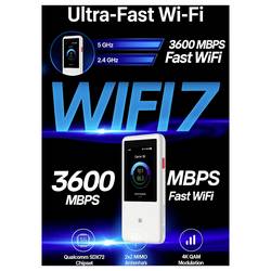 ZTE U60 5G / Wi-Fi-Hotspot Integrovaný modem: 5G, 2.4 GHz, 5 GHz, 3600 MBit/s