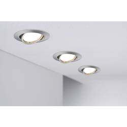 Paulmann 93399 LED vestavné svítidlo LED GU10 železo (kartáčované), bez LED žárovky