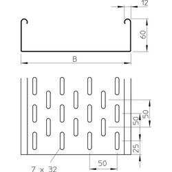 OBO Bettermann 6056105 kabelový žlab (d x š x v) 3 m x 100.00 mm x 60.00 mm 3 m