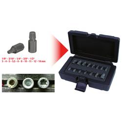 KS Tools 150.1385 Sada spirálových šroubů a výkružníků, 15 ks
