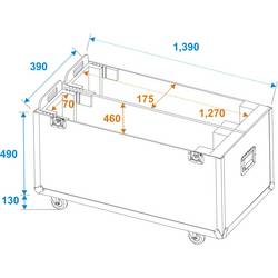 Roadinger LCD ZL55 case (kufr) (d x š x v) 390 x 1400 x 985 mm