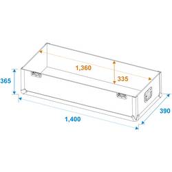 Roadinger LCD ZL55 case (kufr) (d x š x v) 390 x 1400 x 985 mm
