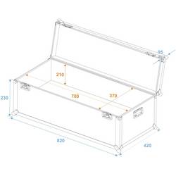 Roadinger 30126651 30126651 case (kufr) (d x š x v) 420 x 820 x 325 mm