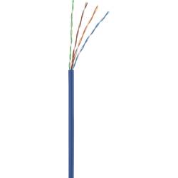 Renkforce RF-5043862 RJ45 síťové kabely, propojovací kabely CAT 5e U/UTP 0.50 m modrá s ochranou, bez halogenů 1 ks