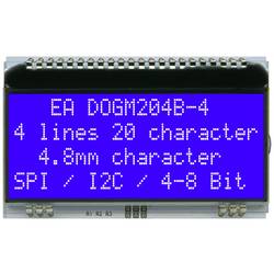 DISPLAY VISIONS 7segmentový displej modrá 4.80 mm 3.3 V, 5 V Počet číslic: 4 EADOGM204B-A