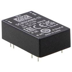 MEAN WELL DCWN06W8-05 DC/DC měnič napětí 24 V -5 V -0.500 A 6 W Obsah 1 ks