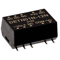 MEAN WELL DETN01L-15N DC/DC měnič napětí, SMD 34 mA 1 W Počet výstupů: 2 x Obsah 1 ks