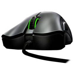 RAZER DeathAdder Essential White Ed optická herní myš, přenos kabelový, 5 tlačítko, 6400 dpi, černá
