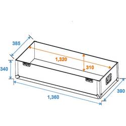 Roadinger LCD ZL50 case (kufr) (d x š x v) 385 x 1360 x 825 mm