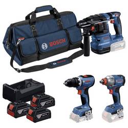 Bosch Professional GSR + GDX + GBH + 3x5.0Ah + GAL 12V/18V-80 0615A50093 sada nářadí