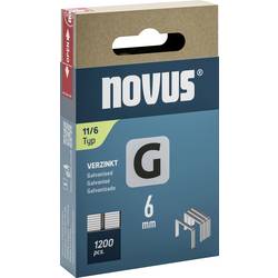 Novus Tools 042-0795 svorky z plochého drátu Typ 11 1200 ks Rozměry (d x š) 6 mm x 10.6 mm