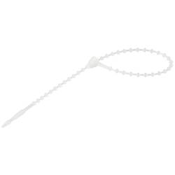 TRU COMPONENTS TC-12533372, kuličkový pásek stahovací, 1.9 mm, 145 mm, přírodní bílá , 1000 ks