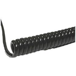 BKL Electronic 1506211 spirálový kabel Li12Y11Y 1200 mm / 4800 mm 2 x 0.50 mm² černá 1 ks