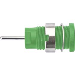 Schützinger DI SEB 6448 Ni / GN bezpečnostní vestavná zásuvka 4 mm Ø pin: 1.9 mm zelená 1 ks Piece