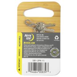 NITE Ize NI-SB1-2PK-11 karabina 39.6 mm x 14.2 mm 2 ks