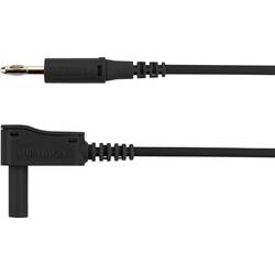 Schützinger adaptérový kabel zástrčka 4 mm zástrčka 4 mm 200.00 cm černá 1 ks