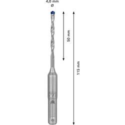 Bosch Accessories EXPERT SDS plus-7X 2608900156 příklepový vrták 10dílná 4 mm Celková délka 115 mm SDS plus 10 ks
